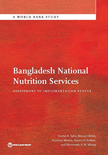 Saha - Bangladesh National Nutrition Services - New paperback or softb