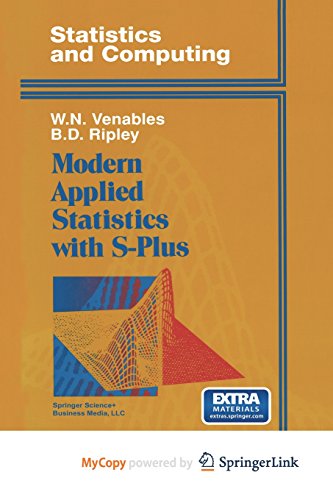 Venables - Modern Applied Statistics with S-Plus - New paperback or so