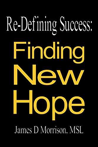 Morrison - Re-Defining Success  Finding New Hope - New paperback or so