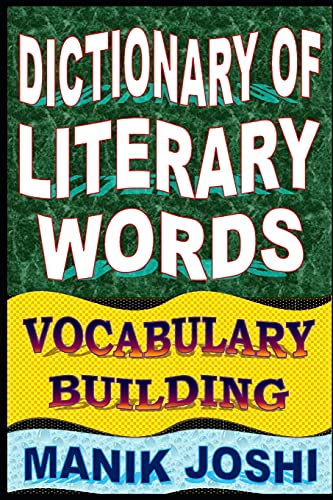 Joshi - Dictionary of Literary Words  Vocabulary Building - New paperb