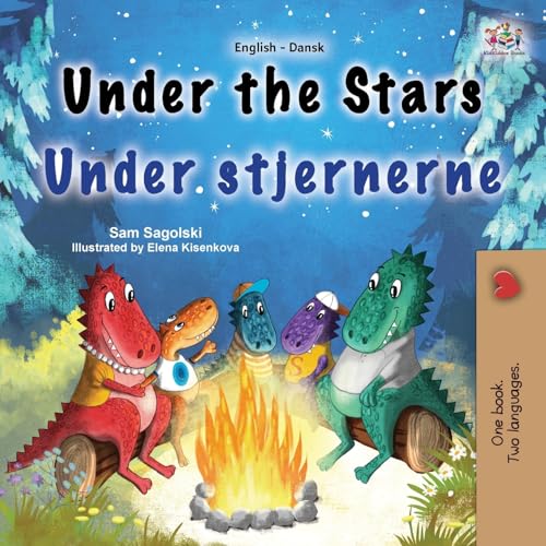 Sagolski - Under the Stars (English Danish Bilingual Kids Book) - New