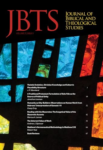 Diffey - Journal of Biblical and Theological Studies, Issue 2.1 - New