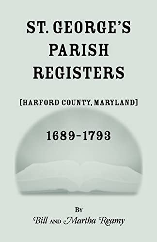 Reamy - St. George's Parish Register [Harford County, Maryland], 1689-