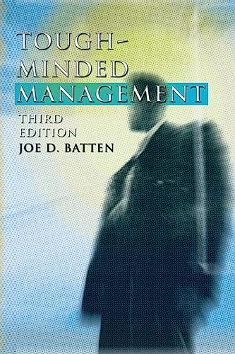Batten - Tough-Minded Management - New paperback or softback