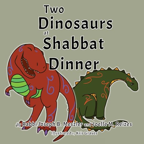 Meszler - Two Dinosaurs at Shabbat Dinner - New paperback or softback
