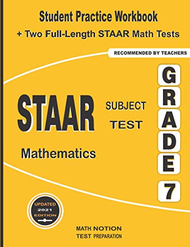Smit - STAAR Subject Test Mathematics Grade 7  Student Practice Workbo