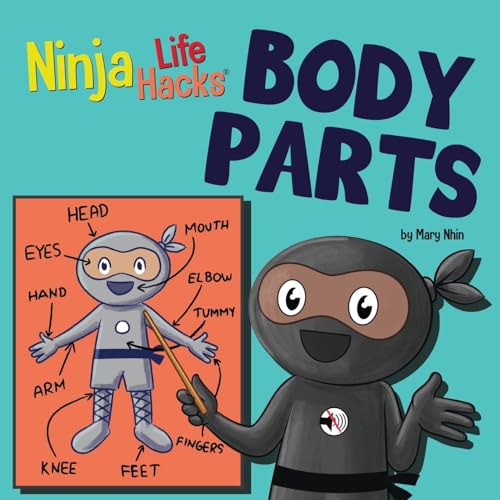 Nhin - Ninja Life Hacks BODY PARTS  Perfect Children's Book for Babies