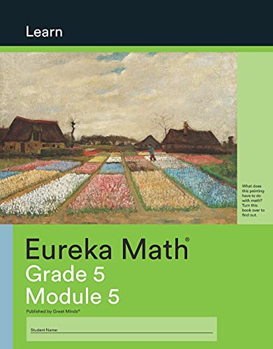 Great Minds - Eureka Math Grade 5 Learn Workbook #3 (Module 5) - New p
