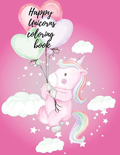 Publishing - Happy Unicorns coloring book - New paperback or softback
