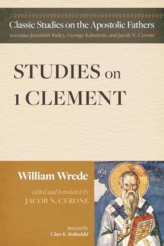 Wred - Studies on First Clement - New paperback or softback