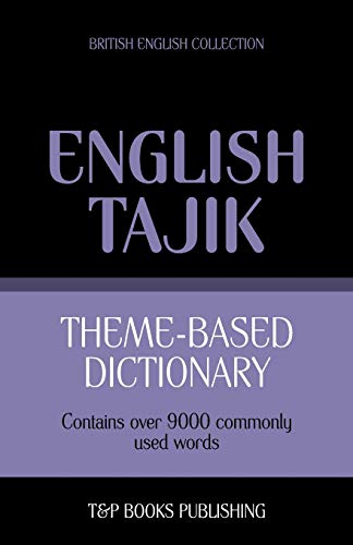 aranov - me-based dictionary British English-Tajik - 9000 words - New