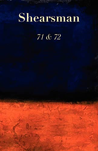 Frazer - Shearsman 71 & 72 - New paperback or softback