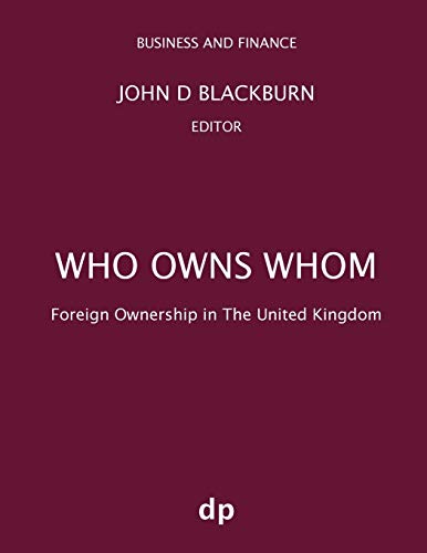 Blackburn - Who Owns Whom: Foreign Ownership in the United Kingdom - N