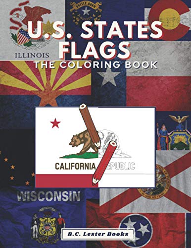 BOOKS - U.S. State Flags  The Coloring Book  Challenge Your Knowledge