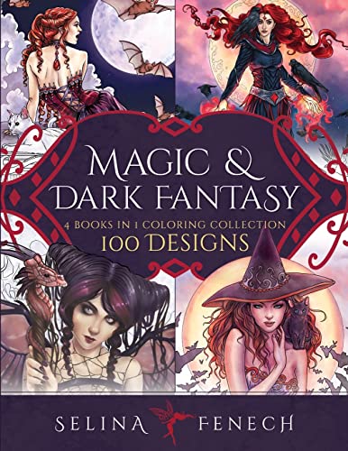 Fenec - Magic and Dark Fantasy Coloring Collection  100 Designs - New