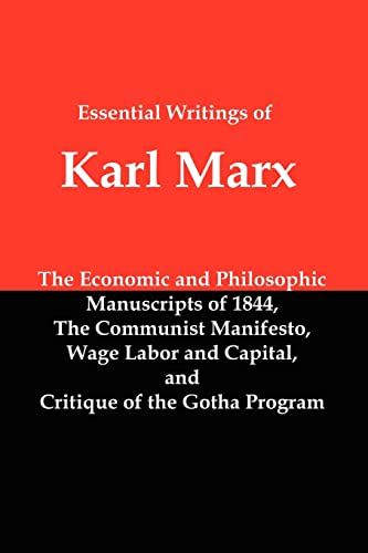 Marx - Essential Writings of    Economic and Philosophic Manuscripts,