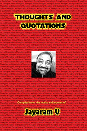 V - Thoughts and Quotations - New paperback or softback