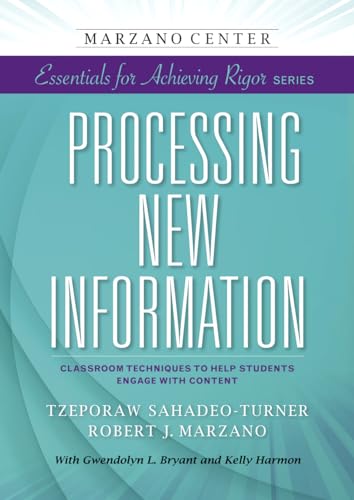 Sahadeo-Turner - Processing New Information - New paperback or softbac