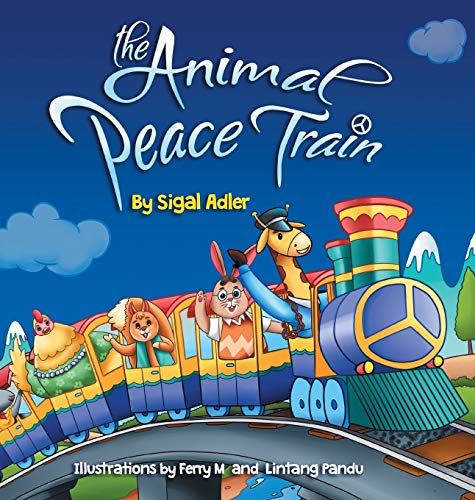 Adler - Animal Peace Train  CHILDREN BEDTIME STORY PICTURE BOOK - New