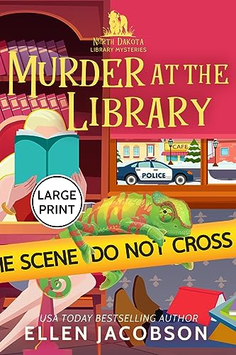 Jacobson - Murder at the Library  Large Print Edition - New paperback