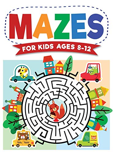 rac - Mazes For Kids Ages 8-12  Maze Activity Book , 8-10, 9-12, 10-12