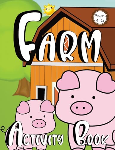 World - Farm Activity Book For Kids - New paperback or softback