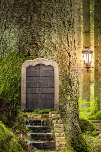 Amata - Forest Door, Discreet Internet Password Logbook, Large Print -