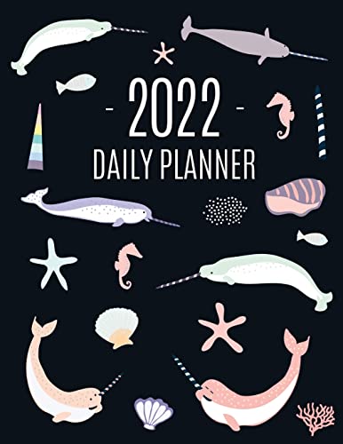 Press - Narwhal Daily Planner 2022  Beautiful Ocean Fish Year Schedule