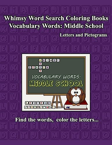 Mestepey - Whimsy Word Search Vocabulary Words  Middle School - New pa
