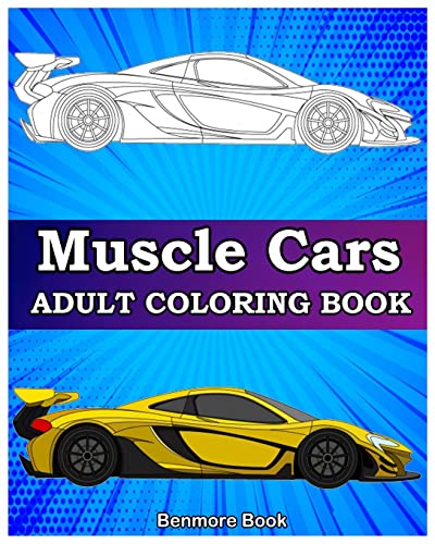 Book - Muscle Cars  Adult coloring s, Classic Cars, Trucks, Planes Mot