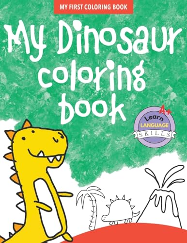 Cross - My Dinosaur Coloring Book - Book 4 - New paperback or softback