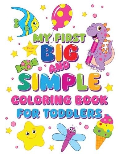 Fairyland Books - My First Big and Simple Coloring Book for Toddlers -