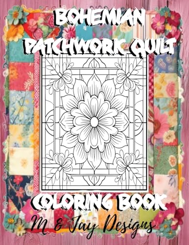Designs - Bohemian Patchwork Quilt Coloring Book - New paperback or so