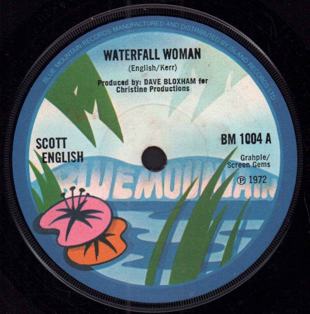 Scott English - Waterfall Woman - Used Vinyl Record 7 inch