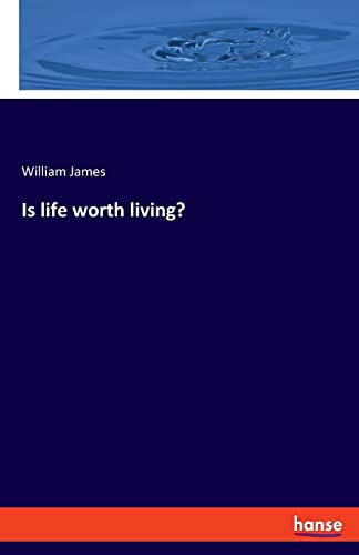 James - Is life worth living? - New paperback or softback