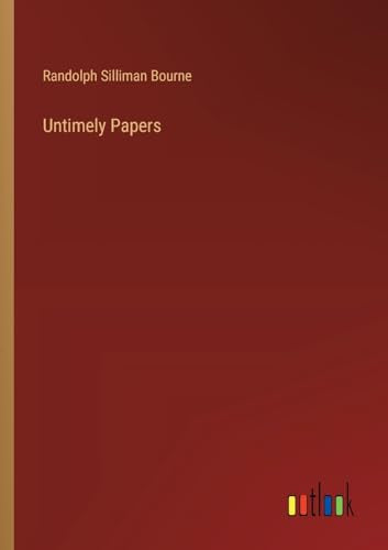 Bourn - Untimely Papers - New paperback or softback