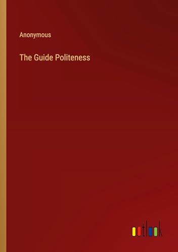 Anonymous - Guide Politeness - New paperback or softback