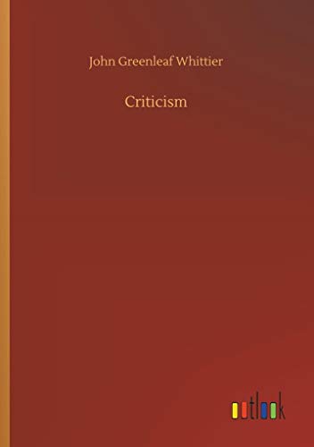 Whittier - Criticism - New paperback or softback
