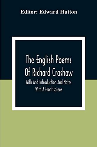 Hutton - English Poems Of Richard Crashaw; With And Introduction And N