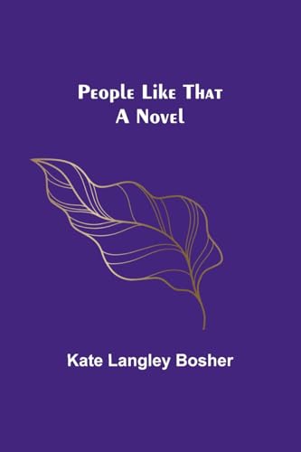 Bosher - People Like That: A Novel - New paperback or softback