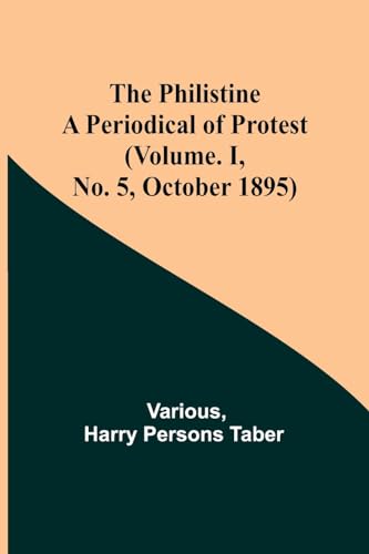 Various - Philistine: a periodical of protest (Vol. I, No. 5, October