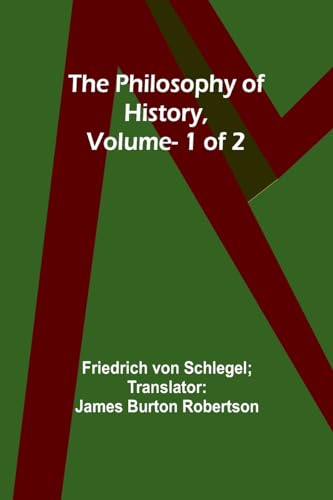 Robertson - Philosophy of History, Vol. 1 of 2 - New paperback or soft