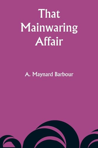 Barbour - That Mainwaring Affair - New paperback or softback