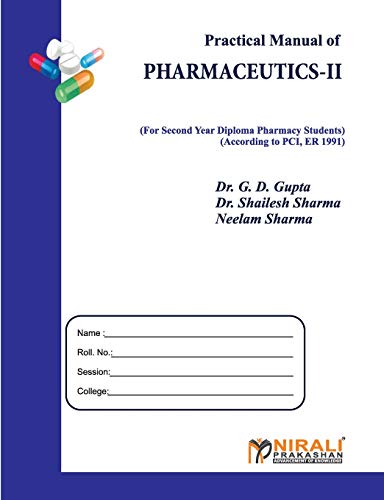 DR. GUPTA - Practical Manual of PHARMACEUTICS--II - New paperback or s