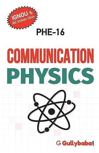 Panel - PHE-16 COMMUNICATION PHYSICS - New paperback or softback