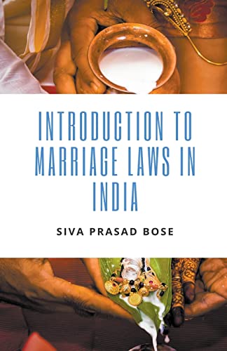 Bos - Introduction to Marriage Laws in India - New paperback or softba