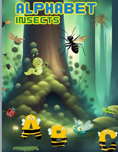 boualam - bugs and insects coloring book: "Insects are tiny animals wi