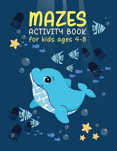 Pages - Mazes Activity Book for Kids Ages 4-8 - New paperback or softb
