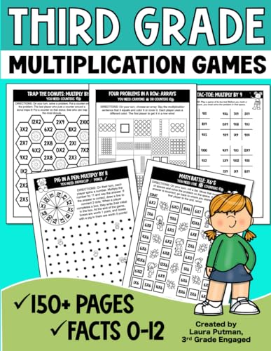 Putman - 3rd Grade Multiplication Games - New paperback or softback