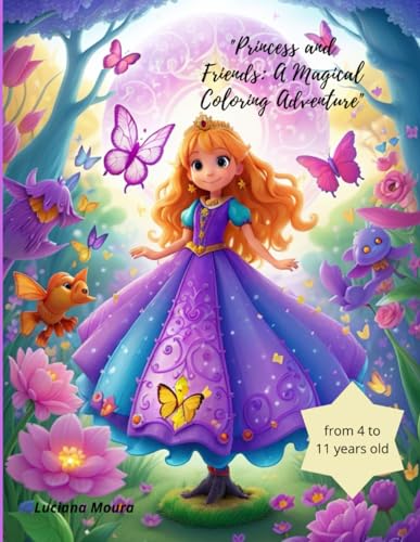 Moura - princess and friends: a magical coloring adventure - New paper